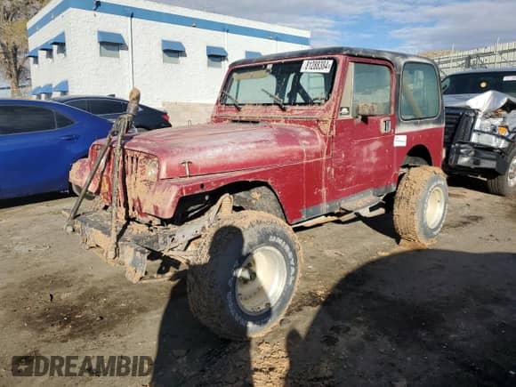 1988 Jeep Wrangler with VIN 2BCCV8133JB529420, listed as a Copart auction lot 81288384 with 197,632 mi miles and Clean title. Bid and sale history available at DreamBid. Image 1.