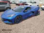 2021 Chevrolet Corvette 1LT z VIN 1G1YA3D49M5105734, wystawiony jako Copart lot #77489204 z przebiegiem 17 094 mil mil oraz Szkoda całkowita • Salvage title. Historia ofert i sprzedaży dostępna na DreamBid. Obrazek 1.