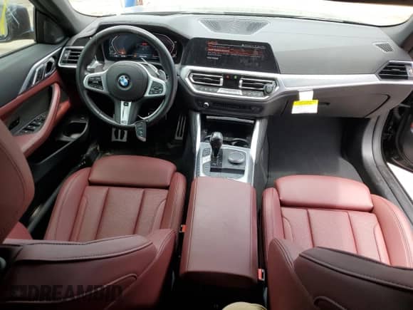 2022 BMW 4 Series M440i with VIN WBA53AT06NCK11740, listed as a Copart auction lot 63387673 with 10,184 mi miles and . Bid and sale history available at DreamBid. Image 8.