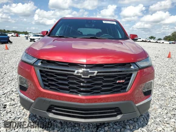 2023 Chevrolet Traverse RS z VIN 1GNERJKW9PJ285151, wystawiony jako Copart lot #68415965 z przebiegiem Nie podano mil oraz Szkoda całkowita • Salvage title. Historia ofert i sprzedaży dostępna na DreamBid. Obrazek 5.