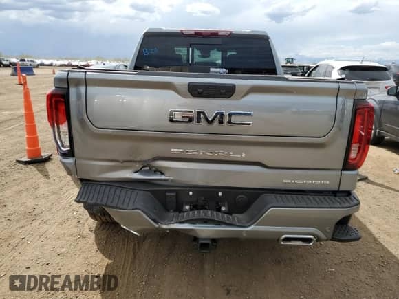 2025 GMC Sierra 1500 Denali Ultimate with VIN 1GTUUHE80SZ106868, listed as a Copart auction lot 54515645 with 1,467 mi miles and Salvage title. Bid and sale history available at DreamBid. Image 6.