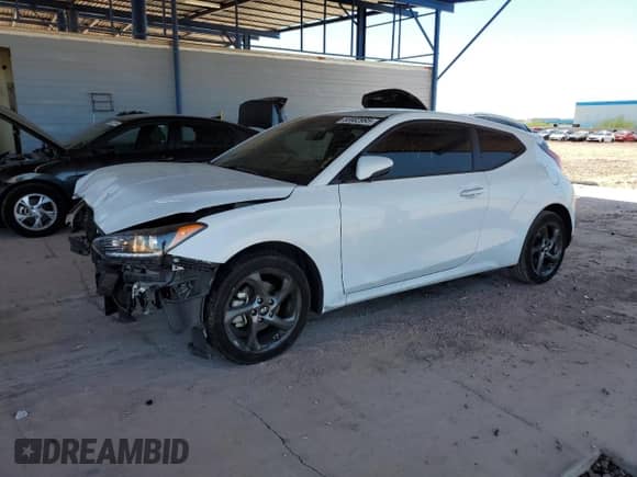 2021 Hyundai Veloster 2.0 z VIN KMHTG6AF7MU032825, wystawiony jako Copart lot #55902995 z przebiegiem 60 347 mil mil oraz Szkoda całkowita • Salvage title. Historia ofert i sprzedaży dostępna na DreamBid. Obrazek 1.