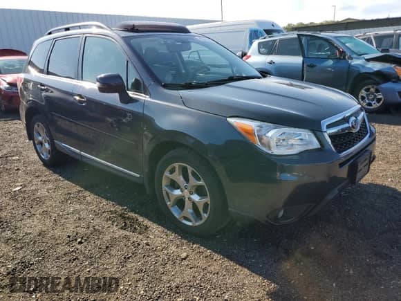 2015 Subaru Forester Touring with VIN JF2SJAWC0FH807367, listed as a Copart auction lot 70347045 with 142,264 mi miles and Salvage title. Bid and sale history available at DreamBid. Image 4.