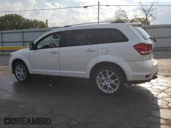 2013 Dodge Journey Crew with VIN 3C4PDDDG6DT589629, listed as a Copart auction lot 80364715 with 116,498 mi miles and Salvage title. Bid and sale history available at DreamBid. Image 2.