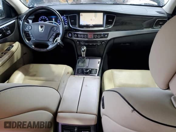 2016 Hyundai Equus Signature z VIN KMHGH4JH8GU101059, wystawiony jako Copart lot #53565565 z przebiegiem 38 832 mil mil oraz Szkoda całkowita • Salvage title. Historia ofert i sprzedaży dostępna na DreamBid. Obrazek 8.