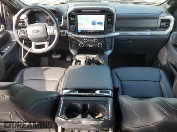 2024 Ford F-150 Lariat with VIN 1FTFW5L84RKF75016, listed as a Copart auction lot 81238515 with 11,424 mi miles and Salvage title. Bid and sale history available at DreamBid. Image 8.