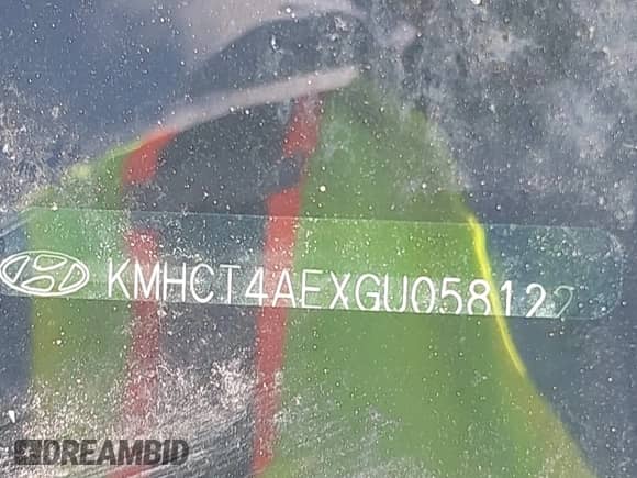 2016 Hyundai Accent SE with VIN KMHCT4AEXGU058122, listed as a IAAI auction lot 43374919 with 77,124 mi miles and . Bid and sale history available at DreamBid. Image 9.