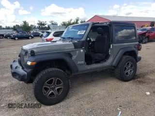 2018 Jeep Wrangler Sport with VIN 1C4GJXAG3JW281175, listed as a Copart auction lot 70660845 with 114,822 mi miles and Salvage title. Bid and sale history available at DreamBid. Image 1.