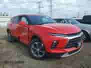 2024 Chevrolet Blazer LT with VIN 3GNKBHR40RS194209, listed as a Copart auction lot 67787275 with 36,973 mi miles and Salvage title. Bid and sale history available at DreamBid. Image 4.