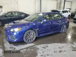 2018 Subaru WRX STI with VIN JF1VA2M65J9808540, listed as a Copart auction lot 71006995 with 30,691 mi miles and Salvage title. Bid and sale history available at DreamBid. Image 1.