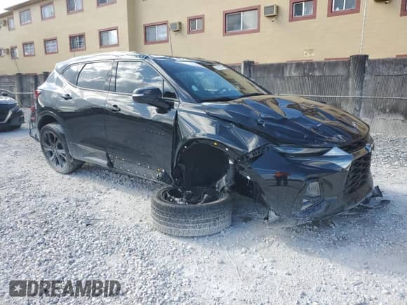 2022 Chevrolet Blazer RS с VIN 3GNKBERS4NS236131, выставлен на аукционе Copart как лот 61938545 с пробегом 38 177 миль миль и На запчасти • Non repairable. История ставок и продаж доступна на DreamBid. Изображение 4.