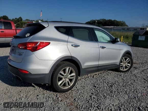 2014 Hyundai Santa Fe with VIN 5XYZU3LA2EG206424, listed as a Copart auction lot 80142385 with 194,183 mi miles and Salvage title. Bid and sale history available at DreamBid. Image 3.