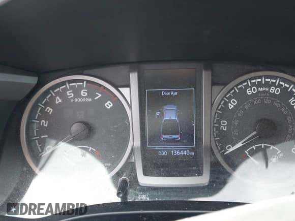 2017 Toyota Tacoma SR5 with VIN 3TMCZ5AN0HM102398, listed as a IAAI auction lot 43141321 with 136,440 mi miles and . Bid and sale history available at DreamBid. Image 16.