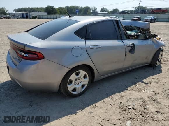2014 Dodge Dart SE with VIN 1C3CDFAA7ED768378, listed as a Copart auction lot 80347875 with Not provided miles and Salvage title. Bid and sale history available at DreamBid. Image 3.