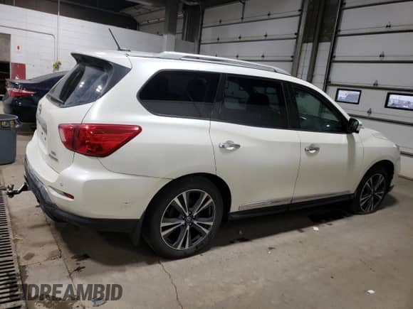 2017 Nissan Pathfinder S with VIN 5N1DR2MM8HC674760, listed as a Copart auction lot 89443915 with 110,649 mi miles and Clean title. Bid and sale history available at DreamBid. Image 3.