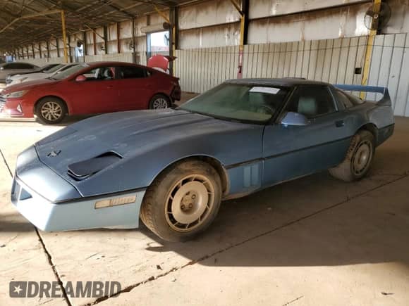 1987 Chevrolet Corvette with VIN 1G1YY2186H5114555, listed as a Copart auction lot 80902234 with 161,493 mi miles and Clean title. Bid and sale history available at DreamBid. Image 1.