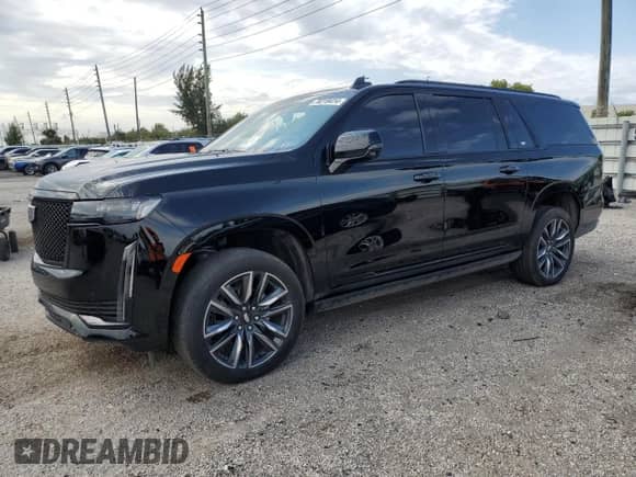 2021 Cadillac Escalade z VIN 1GYS3PKL6MR288828, wystawiony jako Copart lot #78219414 z przebiegiem 22 362 mil mil oraz Czysty tytuł • Clean title. Historia ofert i sprzedaży dostępna na DreamBid. Obrazek 1.