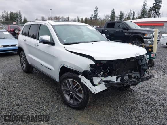 2021 Jeep Grand Cherokee Limited X with VIN 1C4RJFBG1MC645374, listed as a IAAI auction lot 41870477 with 66,622 mi miles and . Bid and sale history available at DreamBid. Image 1.