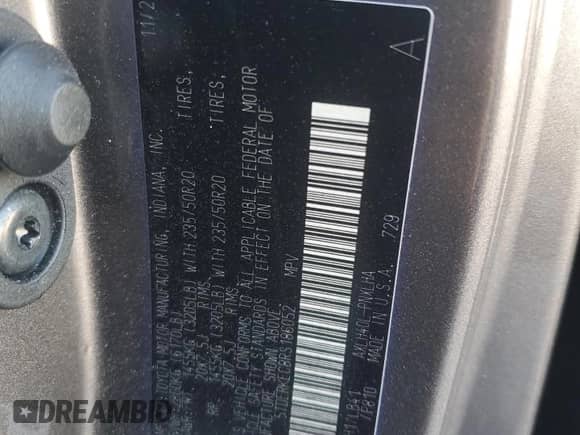 2024 Toyota Sienna Platinum с VIN 5TDERKEC8RS186052, выставлен на аукционе Copart как лот 54362115 с пробегом 14 777 миль миль и Списание • Salvage title. История ставок и продаж доступна на DreamBid. Изображение 13.