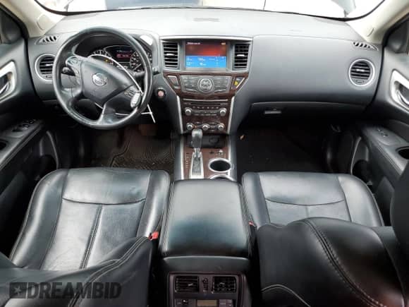 2014 Nissan Pathfinder Platinum z VIN 5N1AR2MN6EC700389, wystawiony jako Copart lot #81000704 z przebiegiem 150 105 mil mil oraz Szkoda całkowita • Salvage title. Historia ofert i sprzedaży dostępna na DreamBid. Obrazek 8.