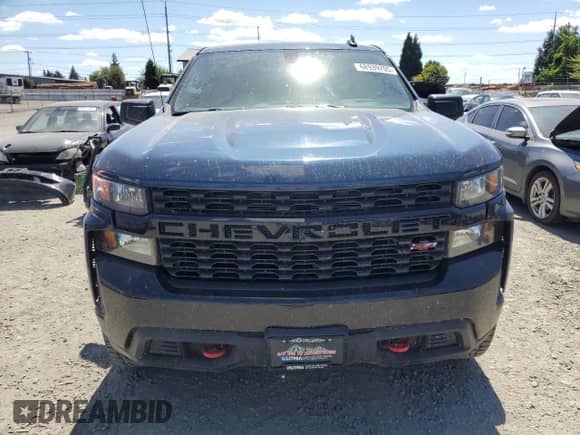 2019 Chevrolet Silverado 1500 Custom Trail Boss with VIN 3GCPYCEF7KG174717, listed as a Copart auction lot 68939205 with 81,796 mi miles and Salvage title. Bid and sale history available at DreamBid. Image 5.