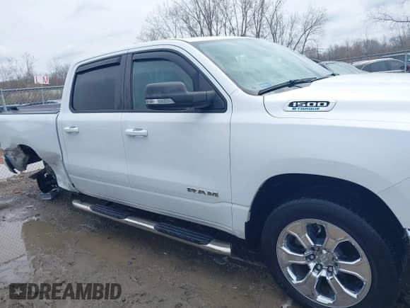 2022 Ram 1500 Big Horn with VIN 1C6RRFMG2NN440858, listed as a IAAI auction lot 42013066 with 17,273 mi miles and . Bid and sale history available at DreamBid. Image 14.