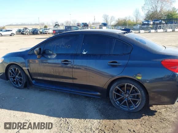 2018 Subaru WRX Premium with VIN JF1VA1C67J8801669, listed as a IAAI auction lot 40756560 with 107,472 mi miles and . Bid and sale history available at DreamBid. Image 14.