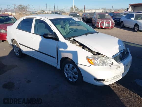 2008 Toyota Corolla CE with VIN 1NXBR32E98Z989182, listed as a IAAI auction lot 41215278 with 69,658 mi miles and . Bid and sale history available at DreamBid. Image 1.
