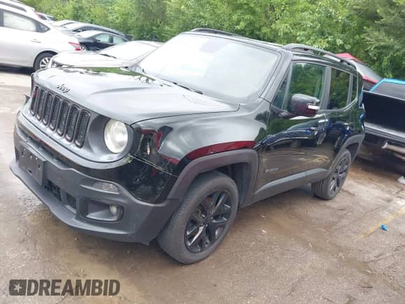 2017 Jeep Renegade Latitude with VIN ZACCJBBB1HPG41152, listed as a IAAI auction lot 42764557 with 138,262 mi miles and . Bid and sale history available at DreamBid. Image 18.