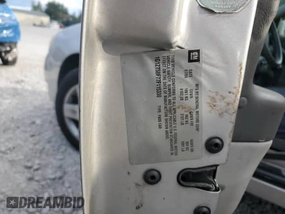 2007 Chevrolet Malibu 1LT z VIN 1G1ZT58F77F115330, wystawiony jako Copart lot #85707425 z przebiegiem 171 502 mil mil oraz Szkoda całkowita • Salvage title. Historia ofert i sprzedaży dostępna na DreamBid. Obrazek 13.