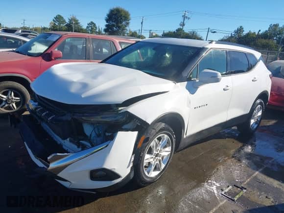 2019 Chevrolet Blazer with VIN 3GNKBGRS4KS609661, listed as a IAAI auction lot 43447061 with 65,127 mi miles and . Bid and sale history available at DreamBid. Image 2.