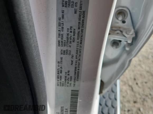 2023 Ram 1500 Big Horn with VIN 1C6SRFMT1PN628076, listed as a Copart auction lot 71742945 with 76,500 mi miles and Salvage title. Bid and sale history available at DreamBid. Image 12.