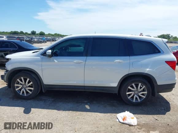 2021 Honda Pilot EX-L z VIN 5FNYF5H58MB006697, wystawiony jako IAAI lot #42898573 z przebiegiem 108 076 mil mil oraz . Historia ofert i sprzedaży dostępna na DreamBid. Obrazek 14.