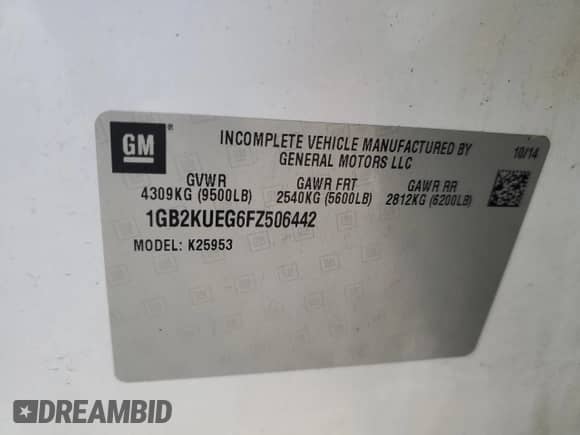 2015 Chevrolet Silverado 2500HD with VIN 1GB2KUEG6FZ506442, listed as a Copart auction lot 46435745 with 219,813 mi miles and Salvage title. Bid and sale history available at DreamBid. Image 12.