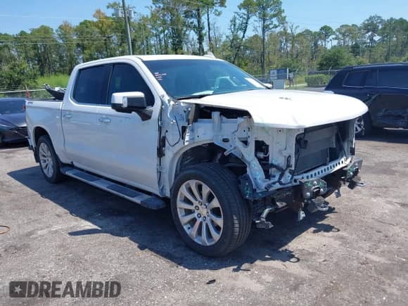 2021 Chevrolet Silverado 1500 High Country с VIN 1GCUYHEL5MZ241422, выставлен на аукционе IAAI как лот 43088986 с пробегом 105 138 миль миль и . История ставок и продаж доступна на DreamBid. Изображение 1.