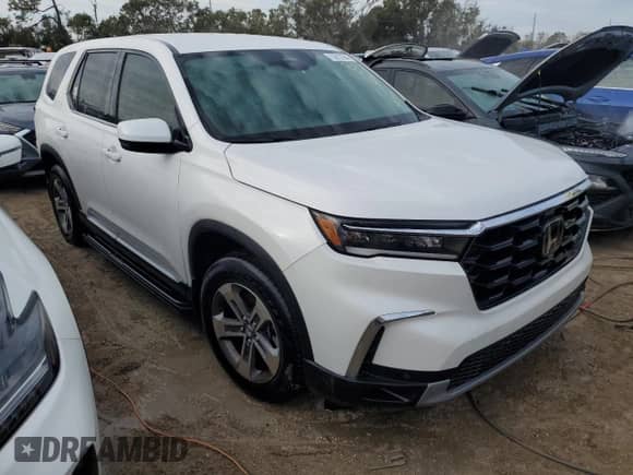 2024 Honda Pilot EX-L с VIN 5FNYG1H49RB032102, выставлен на аукционе Copart как лот 73913564 с пробегом Не указан миль и Списание • Salvage title. История ставок и продаж доступна на DreamBid. Изображение 4.