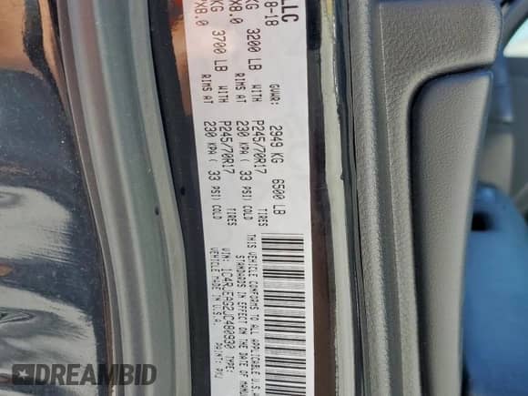 2018 Jeep Grand Cherokee Laredo z VIN 1C4RJEAG2JC480930, wystawiony jako Copart lot #65184965 z przebiegiem 70 700 mil mil oraz Szkoda całkowita • Salvage title. Historia ofert i sprzedaży dostępna na DreamBid. Obrazek 13.