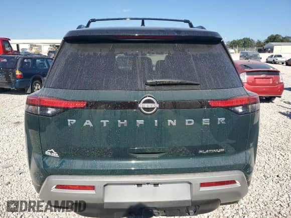 2025 Nissan Pathfinder Platinum with VIN 5N1DR3DH9SC252089, listed as a Copart auction lot 85111795 with 5,001 mi miles and Salvage title. Bid and sale history available at DreamBid. Image 6.