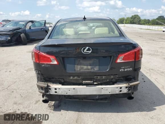 2013 Lexus IS 250 z VIN JTHBF5C20D5187703, wystawiony jako Copart lot #66905425 z przebiegiem 123 665 mil mil oraz Szkoda całkowita • Salvage title. Historia ofert i sprzedaży dostępna na DreamBid. Obrazek 6.