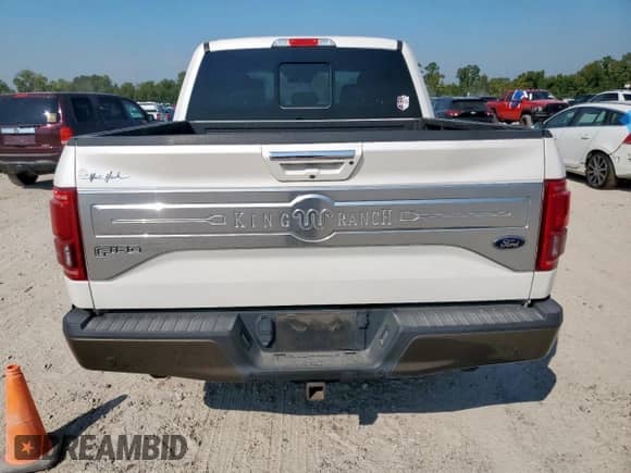 2017 Ford F-150 XLT with VIN 1FTEW1EG6HFA96824, listed as a Copart auction lot 84875335 with 93,204 mi miles and Salvage title. Bid and sale history available at DreamBid. Image 6.