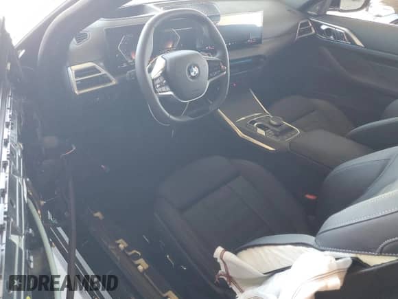 2025 BMW 4 Series 430i with VIN WBA33DB07SCU24010, listed as a Copart auction lot 69133555 with 236 mi miles and Salvage title. Bid and sale history available at DreamBid. Image 8.