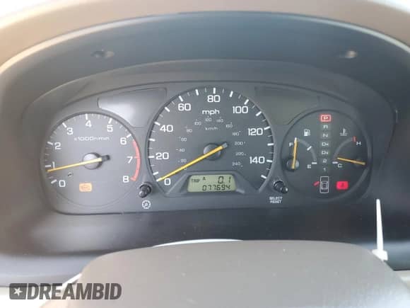 1999 Honda Accord EX with VIN 1HGCG1650XA052672, listed as a Copart auction lot 48684895 with 77,694 mi miles and Salvage title. Bid and sale history available at DreamBid. Image 9.