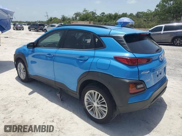 2021 Hyundai Kona SEL Plus with VIN KM8K62AA4MU607765, listed as a Copart auction lot 66205845 with 13,618 mi miles and Non repairable. Bid and sale history available at DreamBid. Image 2.
