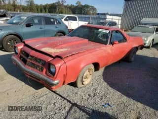 1974 Chevrolet El Camino with VIN 1C80H3K536117, listed as a Copart auction lot 74525784 with Not provided miles and Non repairable. Bid and sale history available at DreamBid. Image 1.