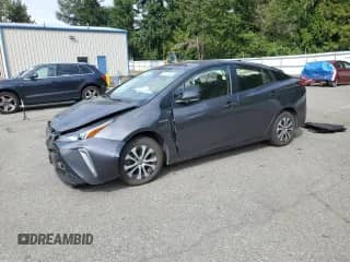 2021 Toyota Prius LE with VIN JTDL9MFU8M3029142, listed as a Copart auction lot 71872485 with Not provided miles and Salvage title. Bid and sale history available at DreamBid. Image 1.