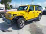 2021 Jeep Wrangler Unlimited Sahara Altitude with VIN 1C4HJXEG8MW561709, listed as a IAAI auction lot 42955764 with 67,226 mi miles and . Bid and sale history available at DreamBid. Image 18.