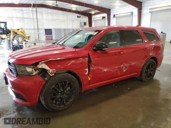 2016 Dodge Durango R/T z VIN 1C4SDJCT5GC455945, wystawiony jako Copart lot #65327285 z przebiegiem 77 615 mil mil oraz Szkoda całkowita • Salvage title. Historia ofert i sprzedaży dostępna na DreamBid. Obrazek 1.
