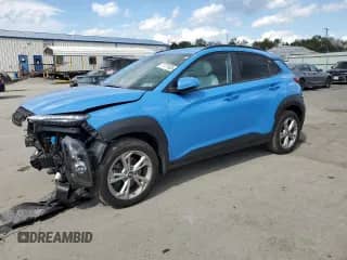 2022 Hyundai Kona SEL с VIN KM8K6CABXNU820106, выставлен на аукционе Copart как лот 71711505 с пробегом 60 611 миль миль и Списание • Salvage title. История ставок и продаж доступна на DreamBid. Изображение 1.