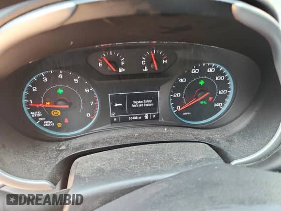 2024 Chevrolet Malibu LS with VIN 1G1ZB5ST7RF137364, listed as a Copart auction lot 62462125 with 55,496 mi miles and Salvage title. Bid and sale history available at DreamBid. Image 9.