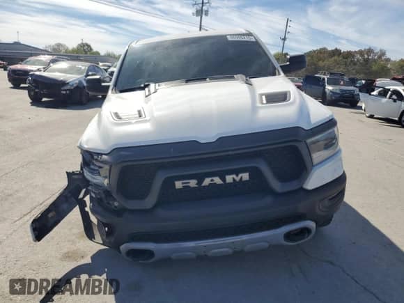 2019 Ram 1500 Rebel with VIN 1C6RRFEG0KN841707, listed as a Copart auction lot 86986215 with 86,986 mi miles and Salvage title. Bid and sale history available at DreamBid. Image 5.